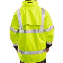 Load image into Gallery viewer, Tingley J24172 - Safety Green Hi-Viz Parka | Back View
