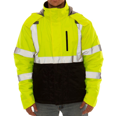 Tingley J26142 - Safety Green Hi-Viz Bomber Jacket | Front View