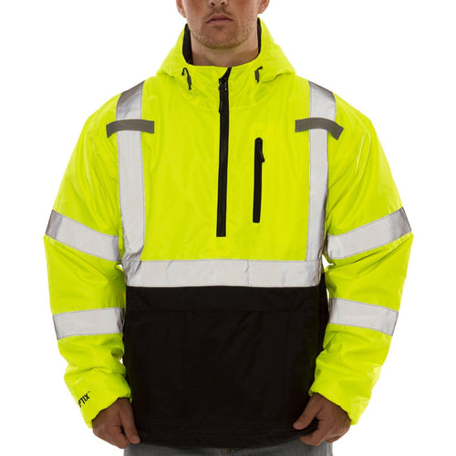 Tingley J26322 - Safety Green Hi-Viz Bomber Jacket | Front View