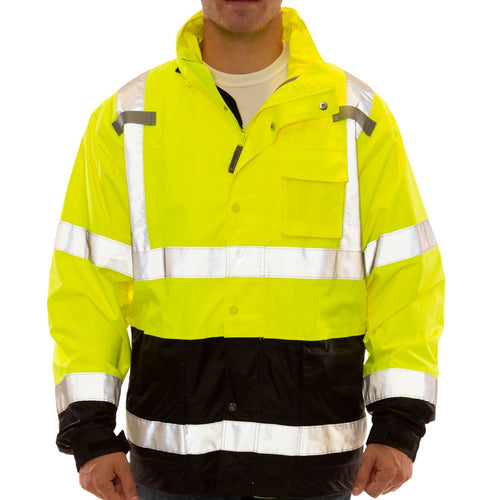 Tingley J27112 - Safety Green Hi-Viz Parka | Front View