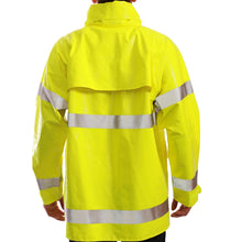 Load image into Gallery viewer, Tingley J53122 - Safety Green Hi-Viz FR Jacket | Back View
