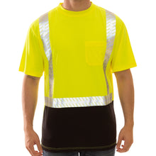 Load image into Gallery viewer, Tingley S74122 - Safety Green Hi-Viz Short Sleeve Shirt | Front View
