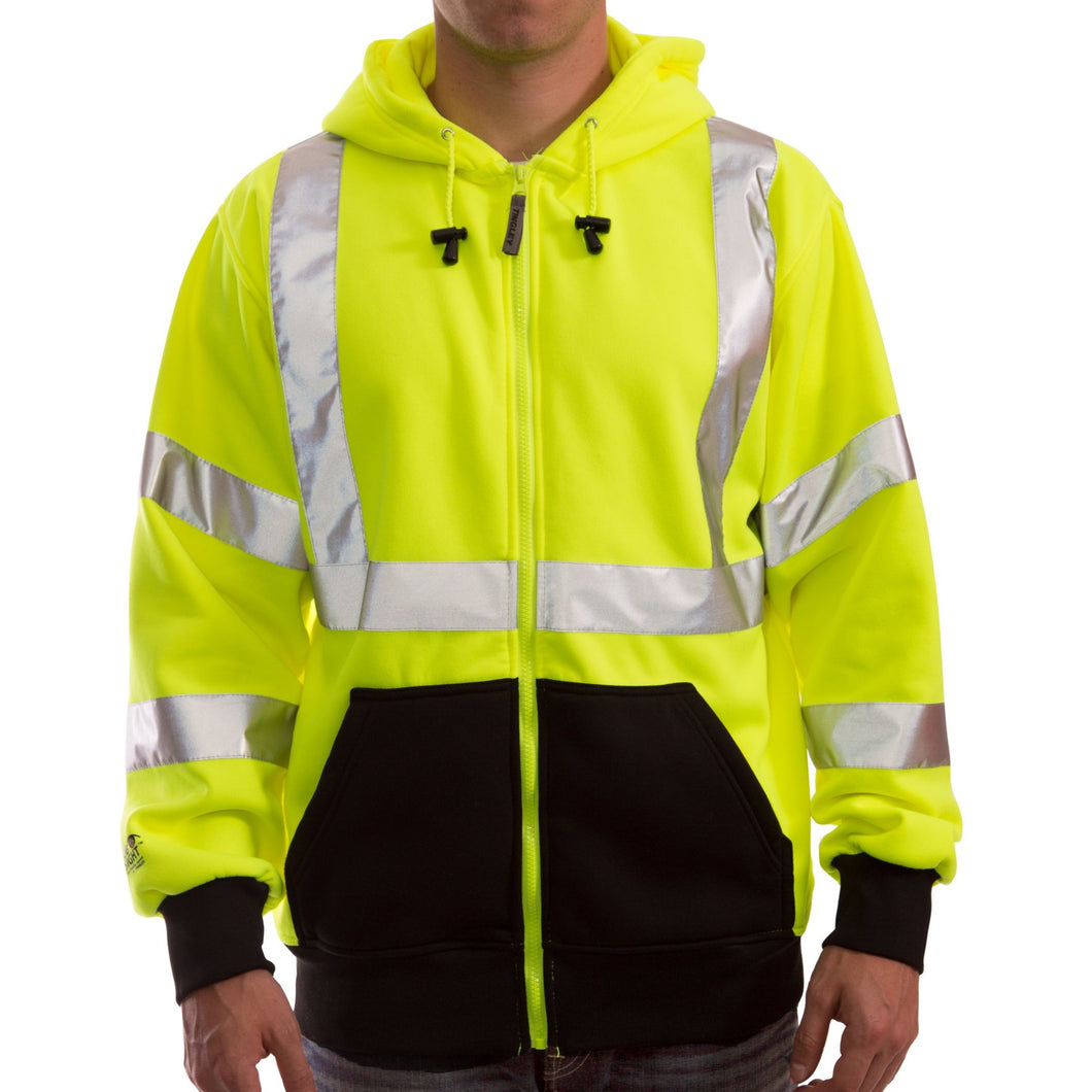 Tingley S78122 - Safety Green ANSI Class 3 Sweatshirt | Front View