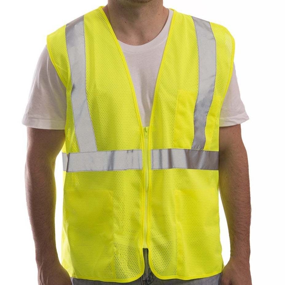 Tingley V70632 - Safety Green ANSI Class 2 Safety Vest | Front View